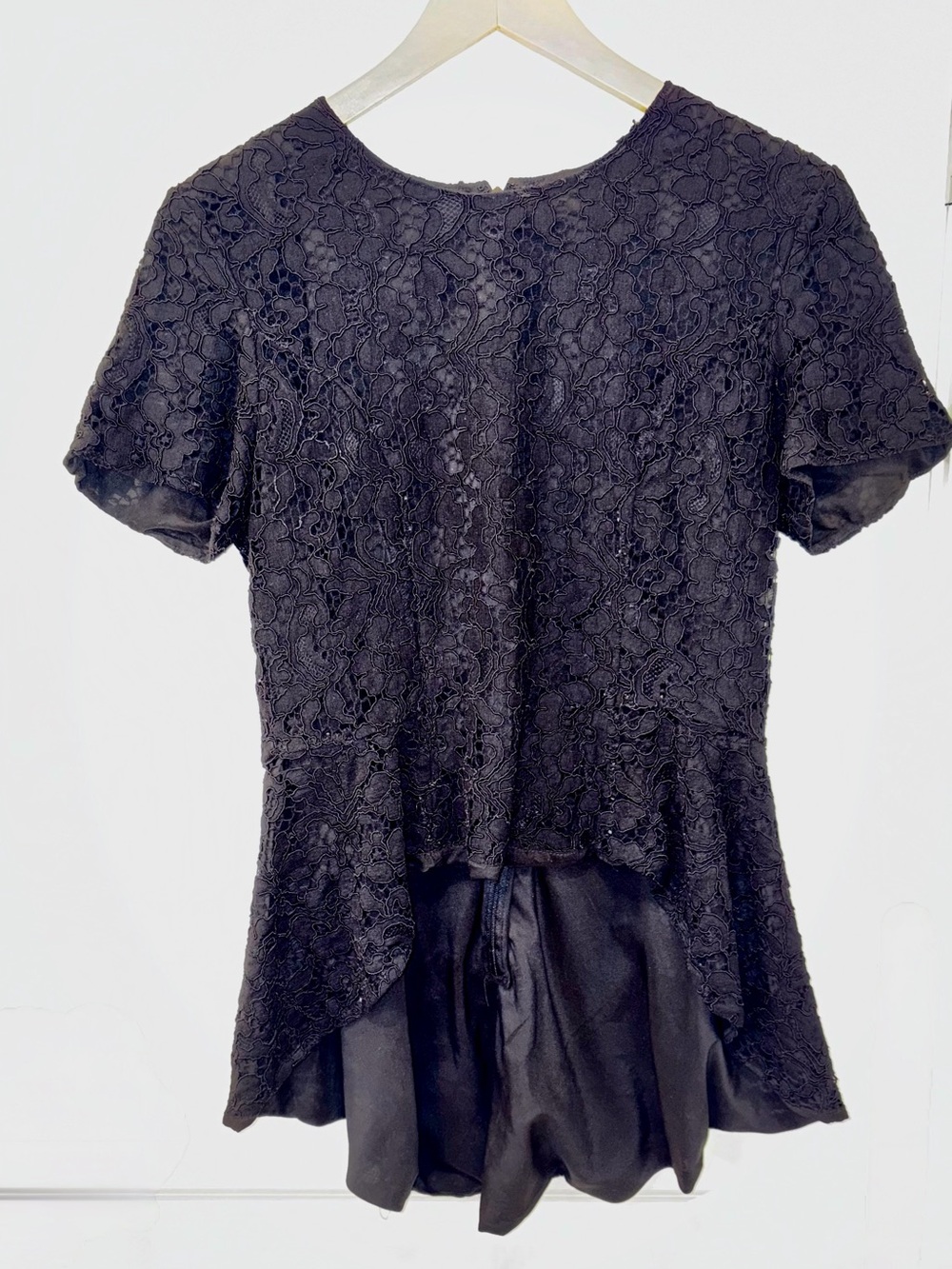 Sachin & Babi Black Peplum Top